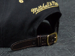 Brooklyn Nets Gold Edition Snakeskin Strapback