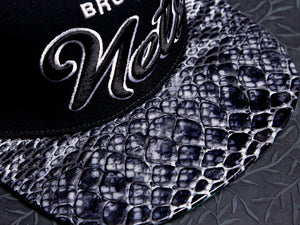 Brooklyn Nets Snakeskin Strapback