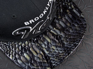 Brooklyn Nets Snakeskin Strapback