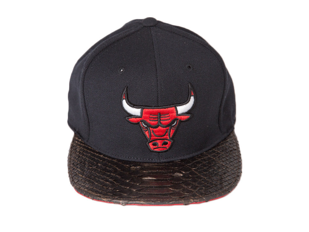 Chicago Bulls Snakeskin Strapback