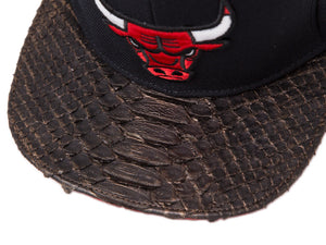 Chicago Bulls Snakeskin Strapback