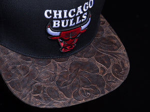 Chicago Bulls Rose Leather Strapback