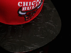 Chicago Bulls Rose Leather Strapback