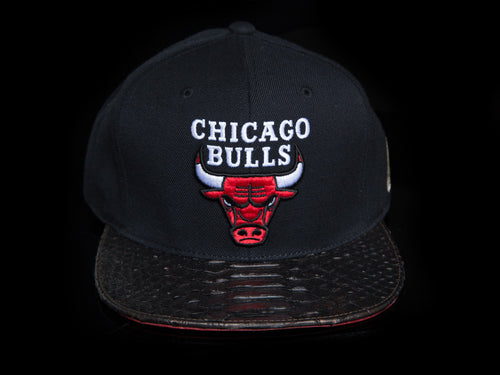 Chicago Bulls Snakeskin Strapback