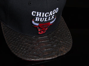 Chicago Bulls Snakeskin Strapback