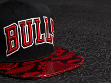 Chicago Bulls Snakeskin Strapback