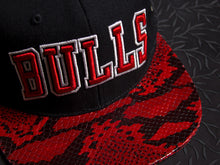 Chicago Bulls Snakeskin Strapback