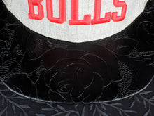 Bulls Rose Reverse Snakeskin Strapback