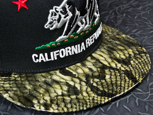 California Republic Snakeskin Strapback