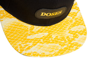 Doses Canary Snakeskin Strapback