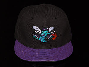 Charlotte Hornets Mesh Snakeskin Strapback