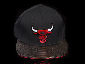 Chicago Bulls Snakeskin Strapback