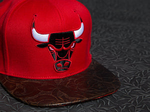 Chicago Bulls Antique Rose Strapback