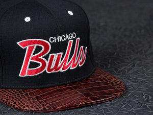 Chicago Bulls Alligator Strapback