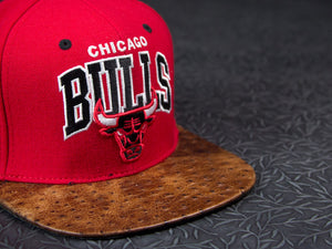 Chicago Bulls Ostrich Strapback