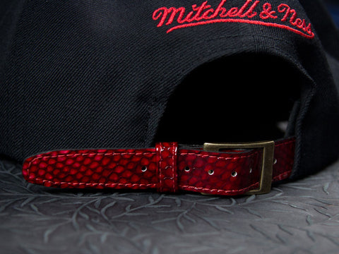 Chicago Bulls Snakeskin Strapback