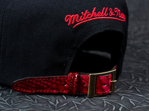 Chicago Bulls Snakeskin Strapback