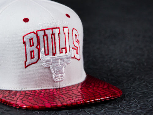 Chicago Bulls Snakeskin Strapback