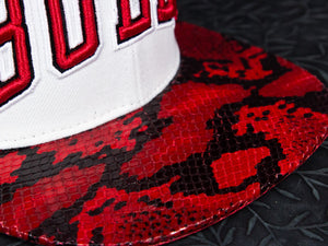 Chicago Bulls Snakeskin Strapback