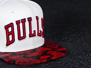 Chicago Bulls Snakeskin Strapback