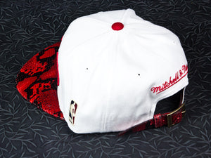 Chicago Bulls Snakeskin Strapback