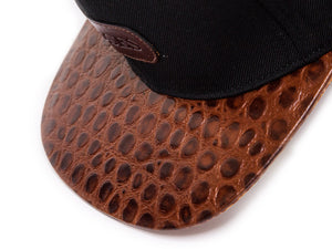 Doses Cognac Spotted Gator Strapback