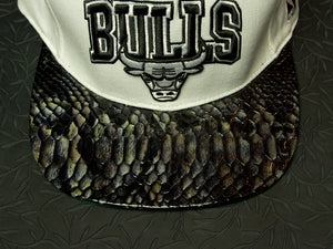 Chicago Bulls Snakeskin Strapback