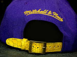 LA Lakers Snakeskin Strapback