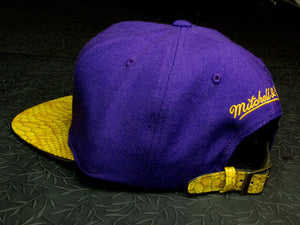 LA Lakers Snakeskin Strapback
