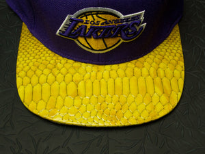 LA Lakers Snakeskin Strapback