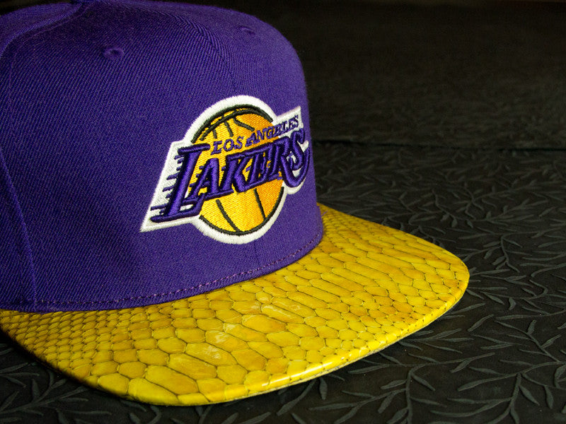 LA Lakers Snakeskin Strapback