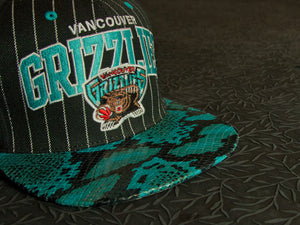 Vancouver Grizzlies Snakeskin Strapback