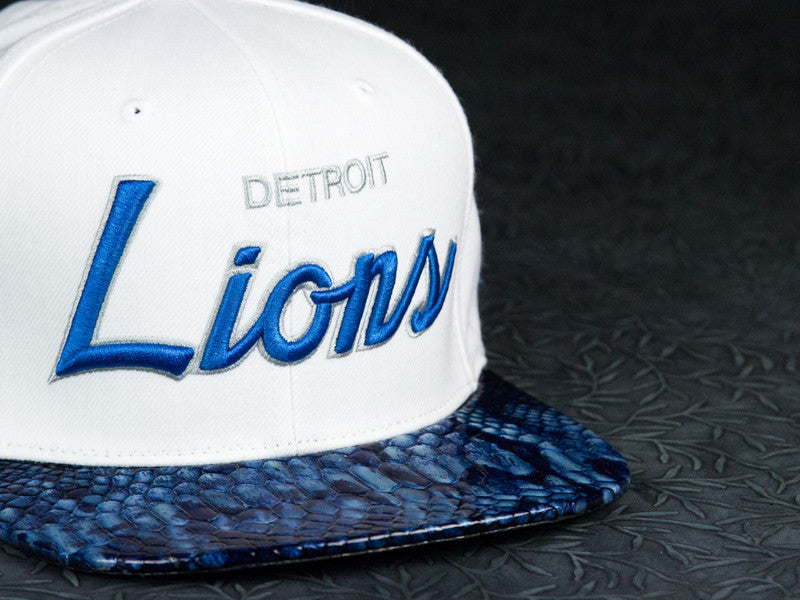 Detroit Lions Snakeskin Strapback