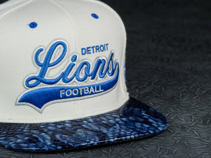 Detroit Lions Snakeskin Strapback