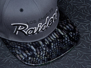 Los Angeles Raiders Snakeskin Strapback