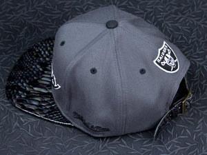 Los Angeles Raiders Snakeskin Strapback