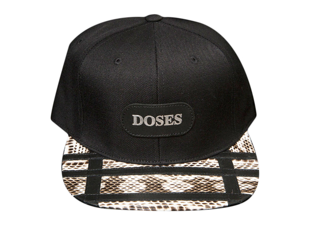 Doses Najar Snakeskin Strapback
