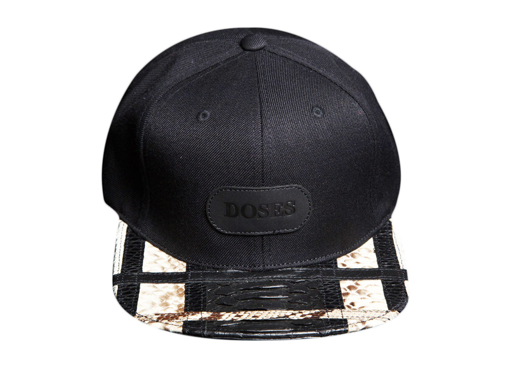 Doses Najar Snakeskin Strapback