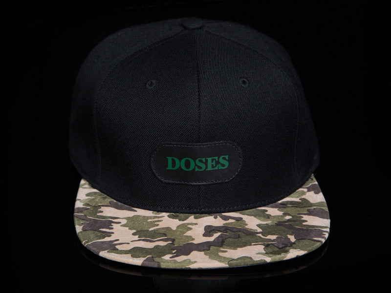 Doses Camo Leather Strapback