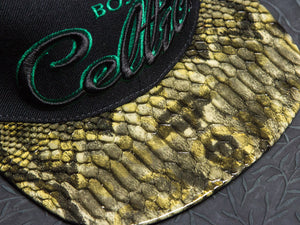 Boston Celtics Snakeskin Strapback