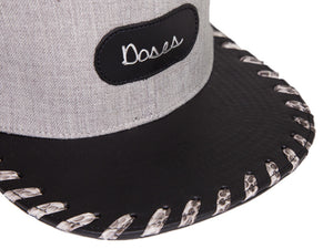 Doses Woven Snakeskin Strapback