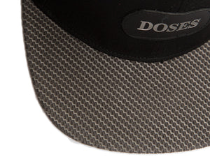 Doses Coal Carbon Leather Strapback