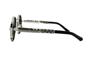 Silver Python Sherlock Sunglasses (Mirrored Lenses)