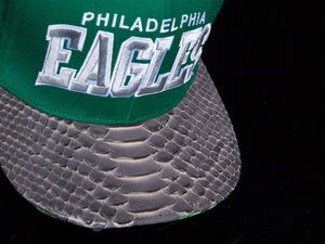 Philadelphia Eagles Snakeskin Strapback