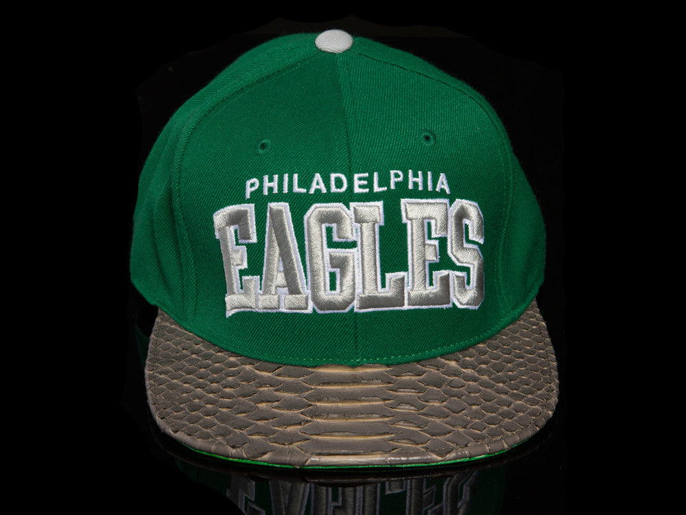 Philadelphia Eagles Snakeskin Strapback