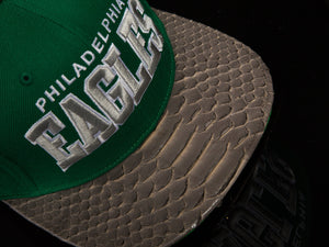 Philadelphia Eagles Snakeskin Strapback