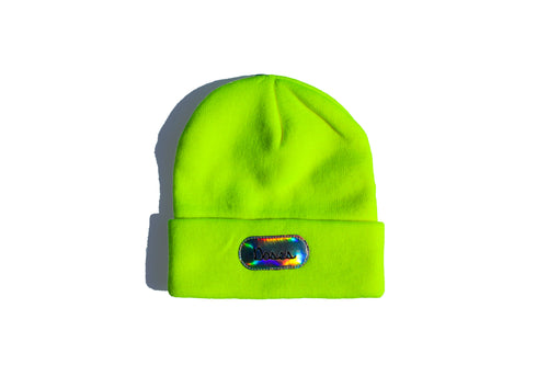 Doses Holo Green Beanie