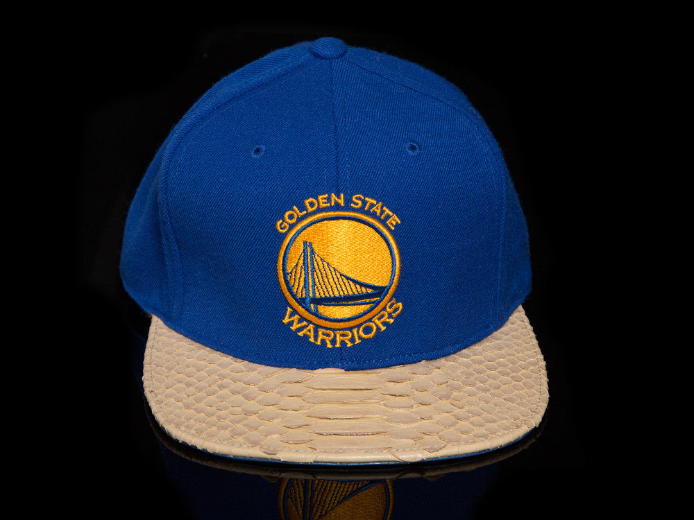 Golden State Warriors Snakeskin Strapback