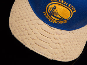 Golden State Warriors Snakeskin Strapback