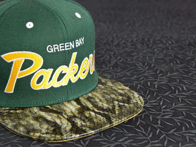Green Bay Packers Snakeskin Strapback